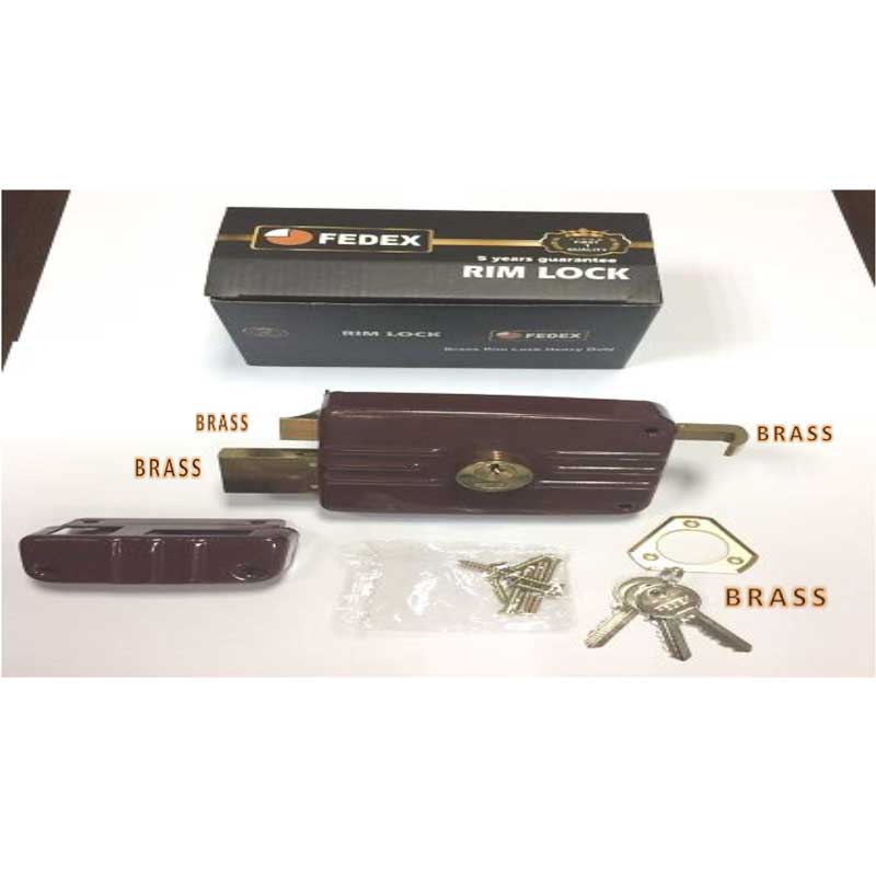 BRASS H/D RIM LOCK