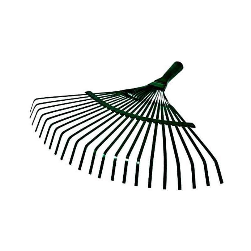 GARDEN RAKE 22T WITH WOODEN HANDLE