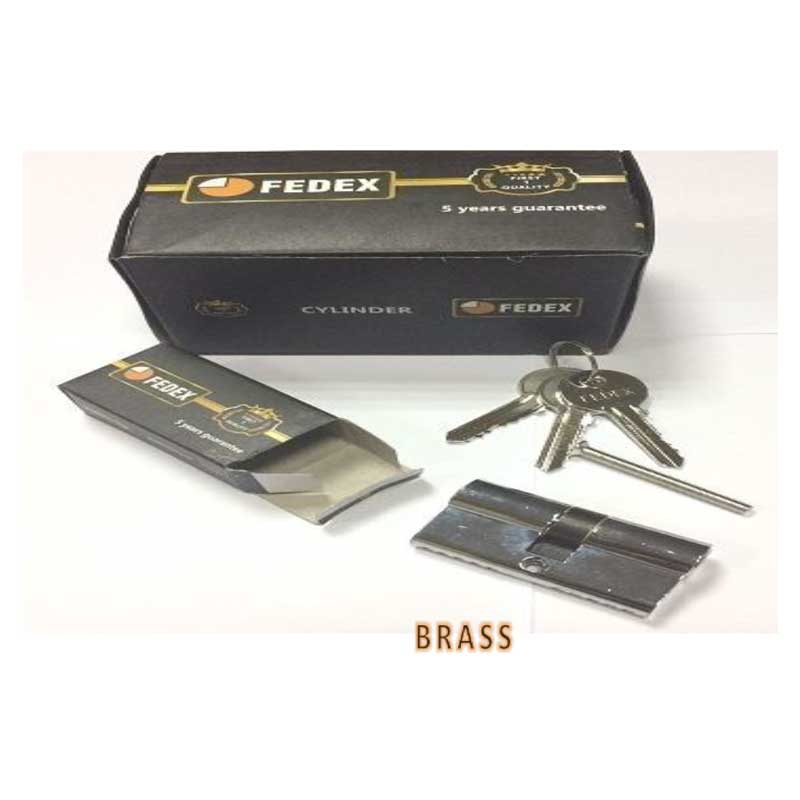 BRASS CYLNDER WITH 3KEYS 55MM C.P