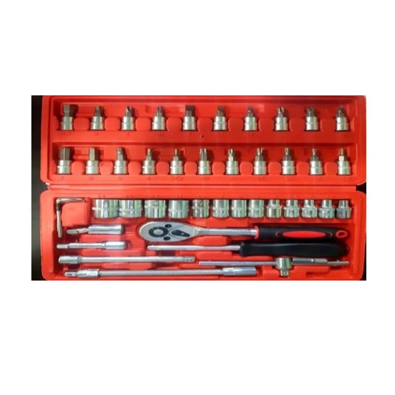 SOCKET SET 4-13MM 1/4