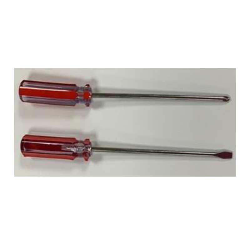 SCREWDRIVER  RED TRANSPARENT