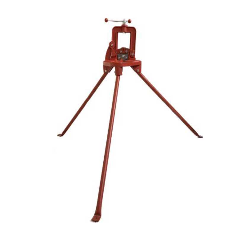 HINGED PIPE VICE W/TRIPOD STANDS 2