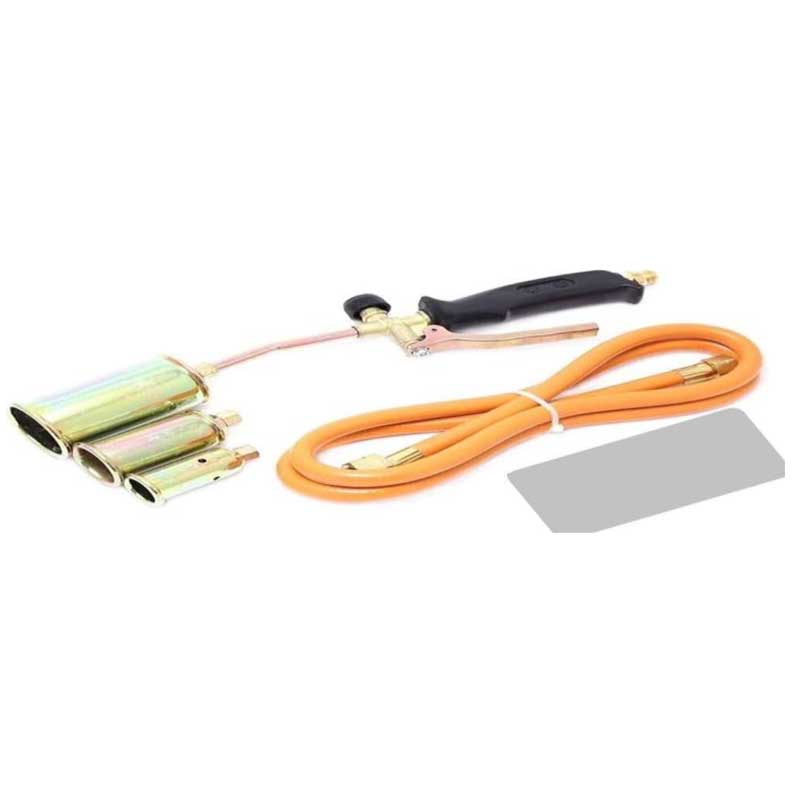 HEATING TORCH WITH GAS HOSE AND EXTRA NOZZLE