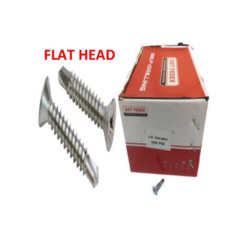 FLAT HEAD SELF TAPPING SCREW