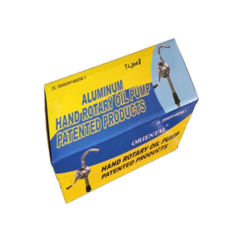 OIL PUMP WITH HOSE (BLUE & SILVER)