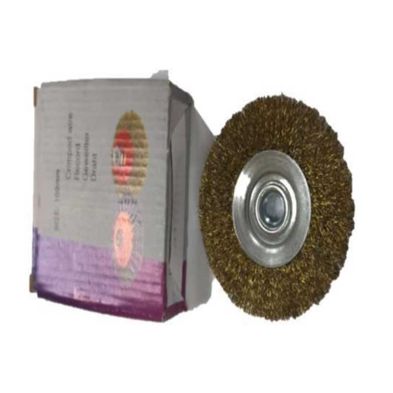 STEEL BRUSH ROTARYM14 COIL CUP 100MM RING