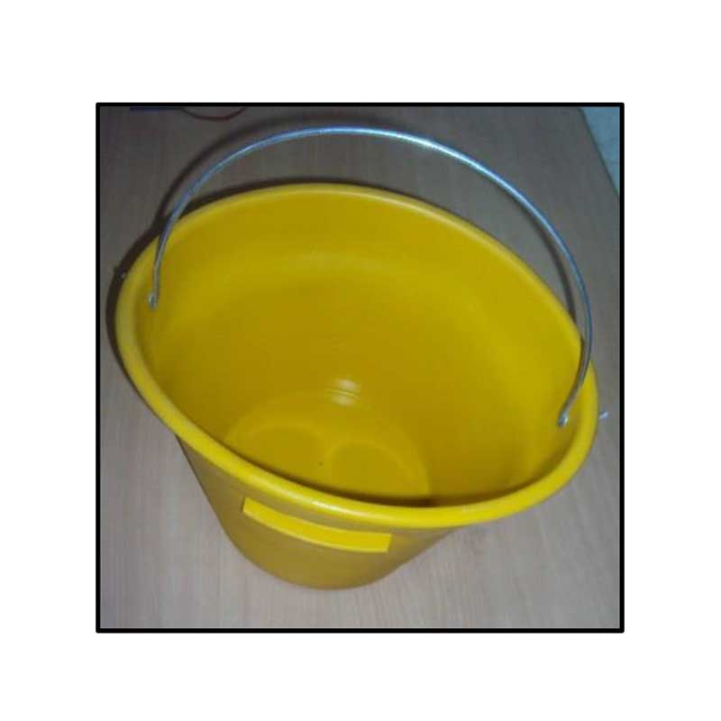 Yellow PVC Bucket