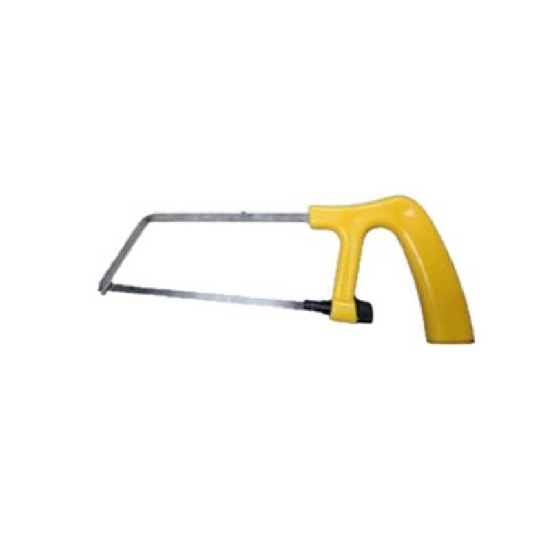 MINI HACKSAW FRAME 6' YELLOW PLASTIC HANDLE