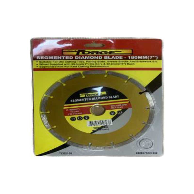 SEGMENTED DIAMOND BLADE 180MM