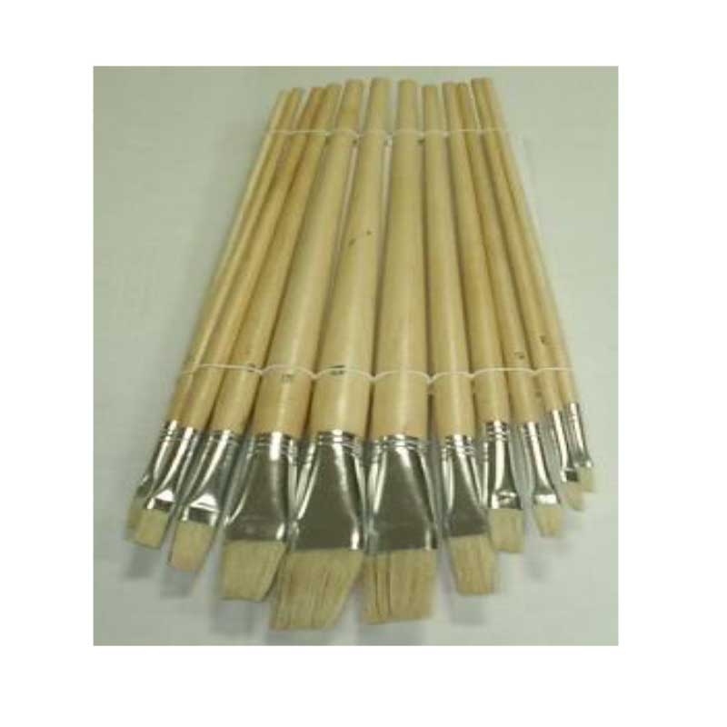 ARTIST BRUSH SET 12PC.(FLAT)