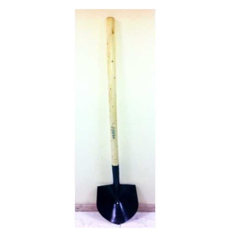 SHOVEL -JUMBO-LONG WOODEN HANDLE (B)