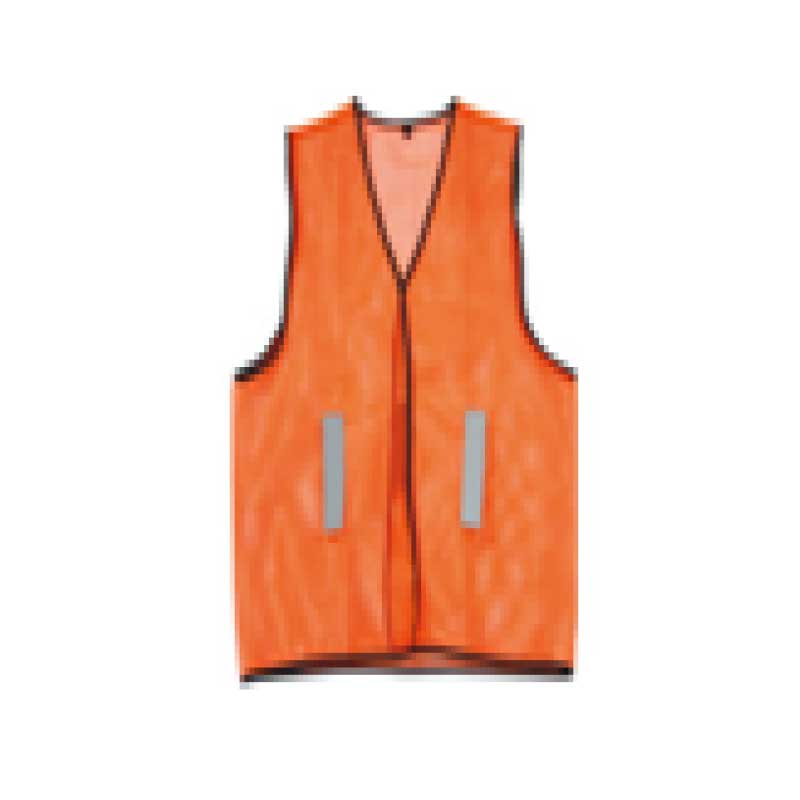 SAFETY VEST (NET) ORANGE 40G 
