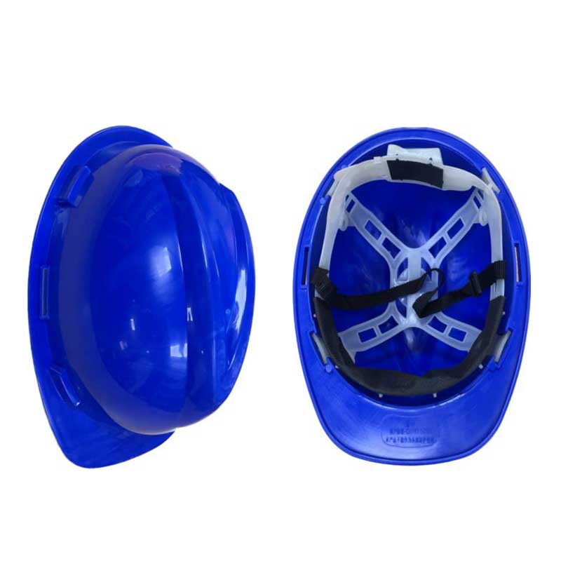 Safety Helmet heavy duty Blue color pure virgin material