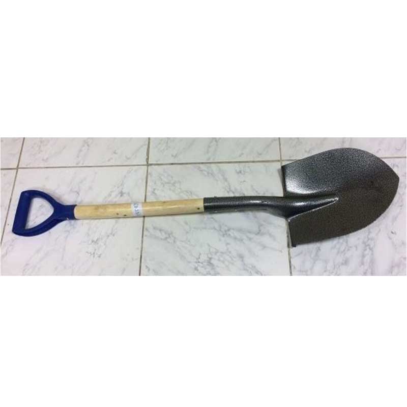 MEDIUM SHOVEL WOODEN HANDLE POINTED D GRIP