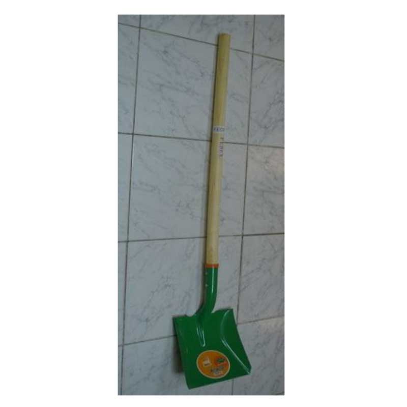SHOVEL W/WOODEN HANDLE - SQUARE TYPE