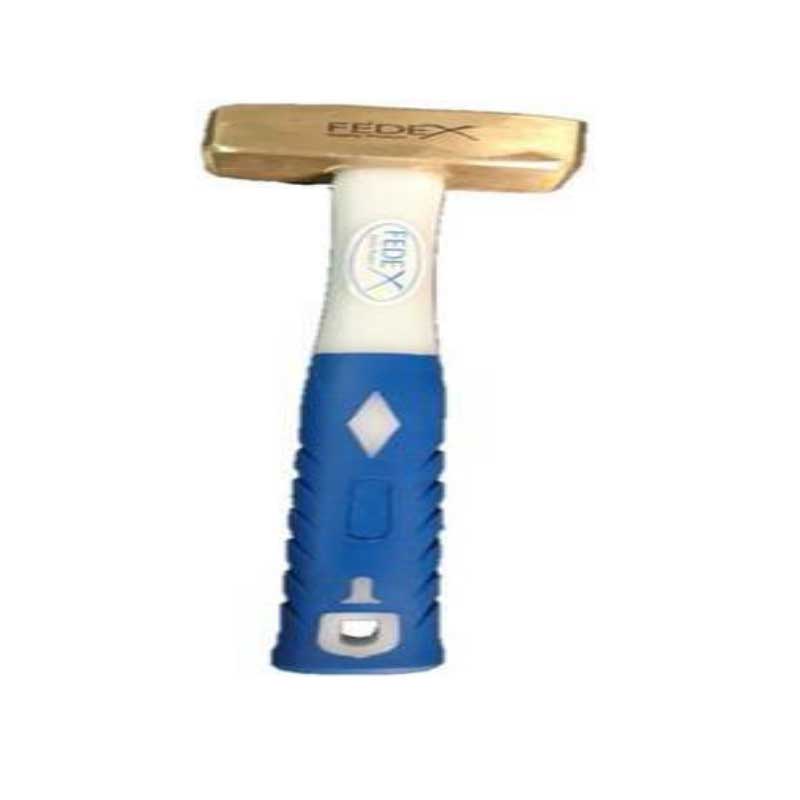 STONING SHAPE BRASS HAMMERS WITH FBG HANDLE