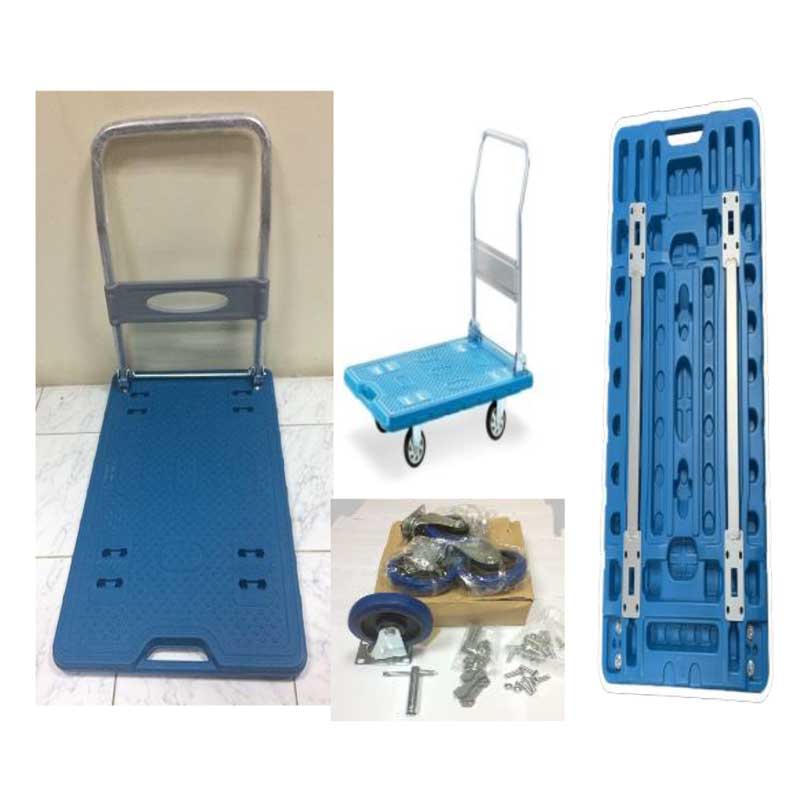 4 WHEEL TROLLEY 200KGS SILENT WHEEL WITH SUPPORT